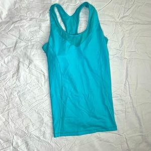 Lululemon Turquoise Tank with Built in Bra